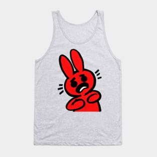 Scared Rabbit Tank Top